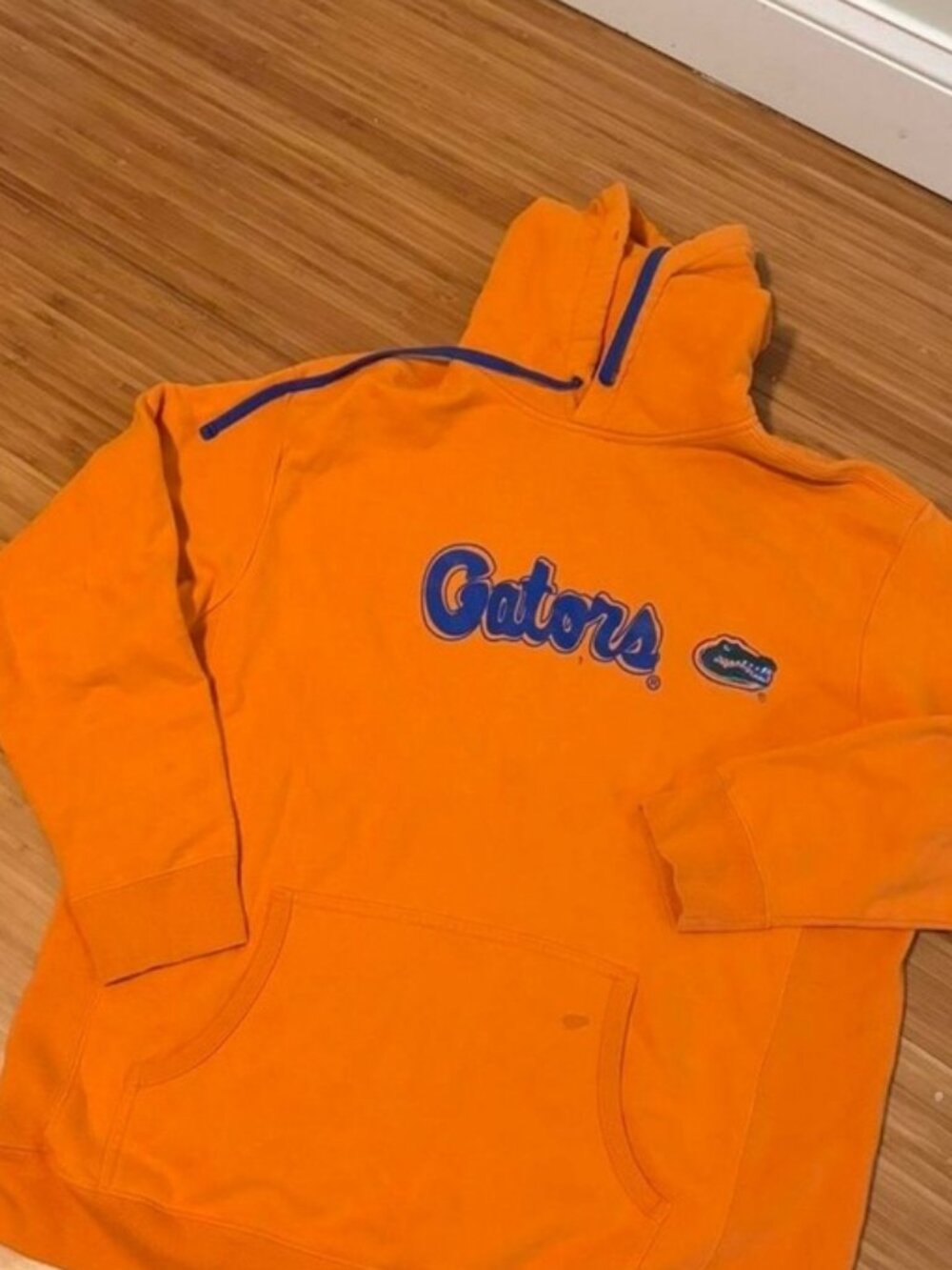 Women’s boxy Orange Pullover Hoodie